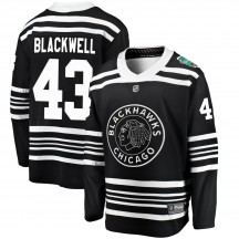 Men's Fanatics Branded Chicago Blackhawks Colin Blackwell Black 2019 Winter Classic Jersey - Breakaway