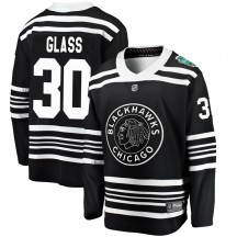 Men's Fanatics Branded Chicago Blackhawks Jeff Glass Black 2019 Winter Classic Jersey - Breakaway