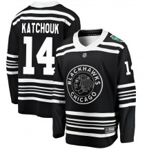 Men's Fanatics Branded Chicago Blackhawks Boris Katchouk Black 2019 Winter Classic Jersey - Breakaway