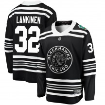 Men's Fanatics Branded Chicago Blackhawks Kevin Lankinen Black 2019 Winter Classic Jersey - Breakaway