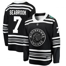 Men's Fanatics Branded Chicago Blackhawks Brent Seabrook Black 2019 Winter Classic Jersey - Breakaway