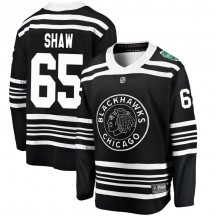 Men's Fanatics Branded Chicago Blackhawks Andrew Shaw Black 2019 Winter Classic Jersey - Breakaway