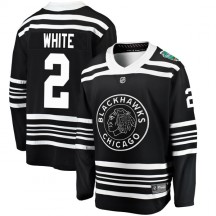 Men's Fanatics Branded Chicago Blackhawks Bill White White Black 2019 Winter Classic Jersey - Breakaway
