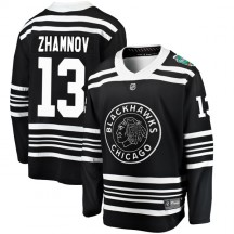 Men's Fanatics Branded Chicago Blackhawks Alex Zhamnov Black 2019 Winter Classic Jersey - Breakaway