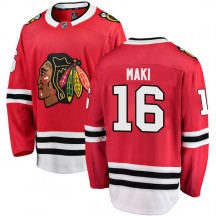 Men's Fanatics Branded Chicago Blackhawks Chico Maki Red Home Jersey - Breakaway