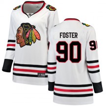 Women's Fanatics Branded Chicago Blackhawks Scott Foster White Away Jersey - Breakaway