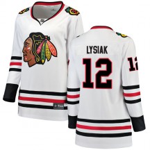 Women's Fanatics Branded Chicago Blackhawks Tom Lysiak White Away Jersey - Breakaway