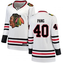 Women's Fanatics Branded Chicago Blackhawks Darren Pang White Away Jersey - Breakaway