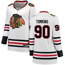 Women's Fanatics Branded Chicago Blackhawks Matt Tomkins White Away Jersey - Breakaway