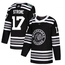 Youth Adidas Chicago Blackhawks Dylan Strome Black 2019 Winter Classic Jersey - Authentic