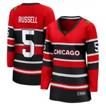 Women's Fanatics Branded Chicago Blackhawks Phil Russell Red Special Edition 2.0 Jersey - Breakaway