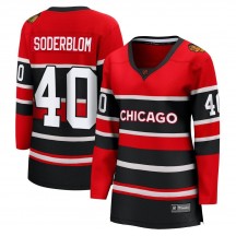 Women's Fanatics Branded Chicago Blackhawks Arvid Soderblom Red Special Edition 2.0 Jersey - Breakaway