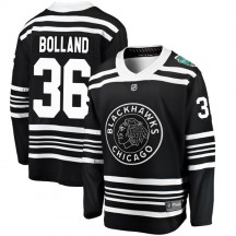 Youth Fanatics Branded Chicago Blackhawks Dave Bolland Black 2019 Winter Classic Jersey - Breakaway