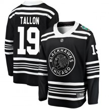 Youth Fanatics Branded Chicago Blackhawks Dale Tallon Black 2019 Winter Classic Jersey - Breakaway
