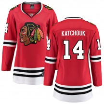 Women's Fanatics Branded Chicago Blackhawks Boris Katchouk Red Home Jersey - Breakaway