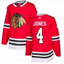 Youth Adidas Chicago Blackhawks Seth Jones Red Home Jersey - Authentic
