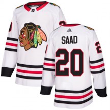 Men's Adidas Chicago Blackhawks Brandon Saad White Jersey - Authentic