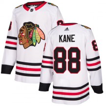 Men's Adidas Chicago Blackhawks Patrick Kane White Jersey - Authentic