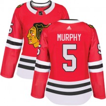 Women's Adidas Chicago Blackhawks Connor Murphy Red Home Jersey - Authentic