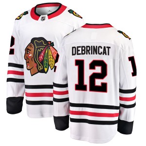Men's Fanatics Branded Chicago Blackhawks Alex DeBrincat White Away Jersey - Breakaway
