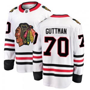 Men's Fanatics Branded Chicago Blackhawks Cole Guttman White Away Jersey - Breakaway