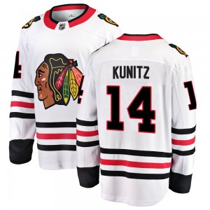 Men's Fanatics Branded Chicago Blackhawks Chris Kunitz White Away Jersey - Breakaway