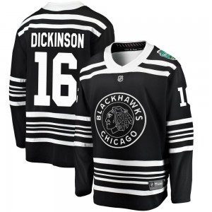 Men's Fanatics Branded Chicago Blackhawks Jason Dickinson Black 2019 Winter Classic Jersey - Breakaway