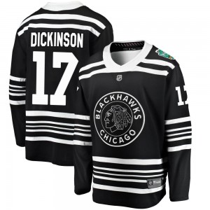 Men's Fanatics Branded Chicago Blackhawks Jason Dickinson Black 2019 Winter Classic Jersey - Breakaway