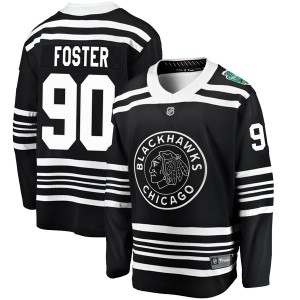 Men's Fanatics Branded Chicago Blackhawks Scott Foster Black 2019 Winter Classic Jersey - Breakaway