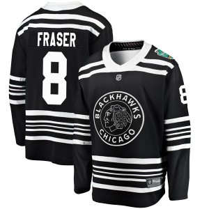 Men's Fanatics Branded Chicago Blackhawks Curt Fraser Black 2019 Winter Classic Jersey - Breakaway