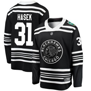 Men's Fanatics Branded Chicago Blackhawks Dominik Hasek Black 2019 Winter Classic Jersey - Breakaway