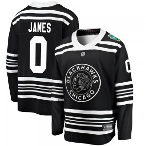 Men's Fanatics Branded Chicago Blackhawks Dominic James Black 2019 Winter Classic Jersey - Breakaway