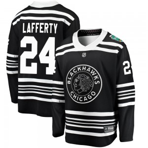 Men's Fanatics Branded Chicago Blackhawks Sam Lafferty Black 2019 Winter Classic Jersey - Breakaway