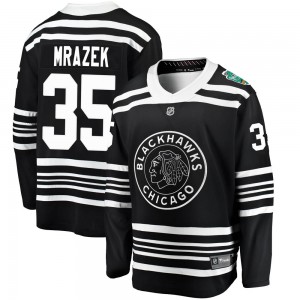 Men's Fanatics Branded Chicago Blackhawks Petr Mrazek Black 2019 Winter Classic Jersey - Breakaway