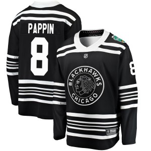 Men's Fanatics Branded Chicago Blackhawks Jim Pappin Black 2019 Winter Classic Jersey - Breakaway