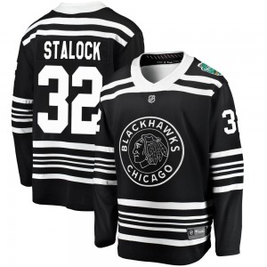 Men's Fanatics Branded Chicago Blackhawks Alex Stalock Black 2019 Winter Classic Jersey - Breakaway