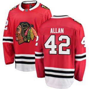 Youth Fanatics Branded Chicago Blackhawks Nolan Allan Red Home Jersey - Breakaway