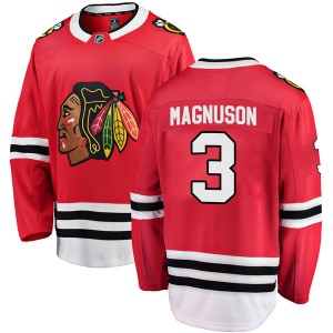 Youth Fanatics Branded Chicago Blackhawks Keith Magnuson Red Home Jersey - Breakaway