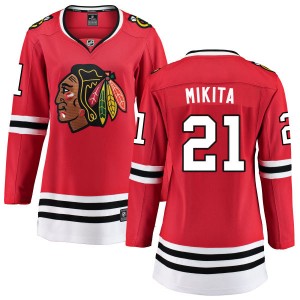 Women's Fanatics Branded Chicago Blackhawks Stan Mikita Red Home Jersey - Breakaway