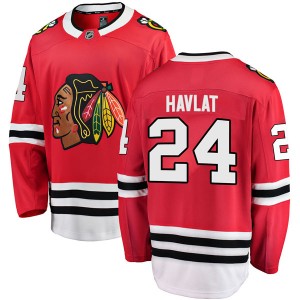 Men's Fanatics Branded Chicago Blackhawks Martin Havlat Red Home Jersey - Breakaway