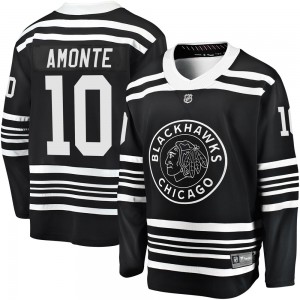 Men's Fanatics Branded Chicago Blackhawks Tony Amonte Black Breakaway Alternate 2019/20 Jersey - Premier