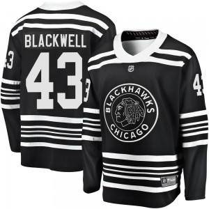 Men's Fanatics Branded Chicago Blackhawks Colin Blackwell Black Breakaway Alternate 2019/20 Jersey - Premier