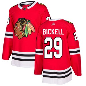Men's Adidas Chicago Blackhawks Bryan Bickell Red Home Jersey - Authentic
