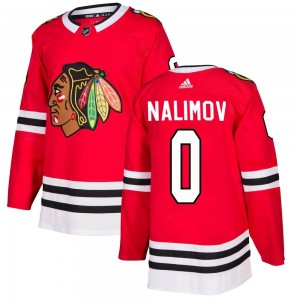 Men's Adidas Chicago Blackhawks Ivan Nalimov Red Home Jersey - Authentic