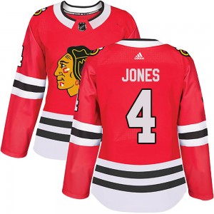 Women's Adidas Chicago Blackhawks Seth Jones Red Home Jersey - Authentic