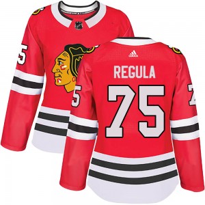 Women's Adidas Chicago Blackhawks Alec Regula Red Home Jersey - Authentic