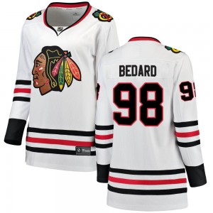 Women's Fanatics Branded Chicago Blackhawks Connor Bedard White Away Jersey - Breakaway