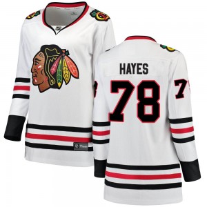 Women's Fanatics Branded Chicago Blackhawks Gavin Hayes White Away Jersey - Breakaway