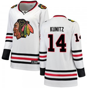 Women's Fanatics Branded Chicago Blackhawks Chris Kunitz White Away Jersey - Breakaway