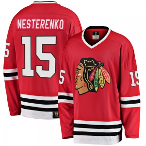 Youth Fanatics Branded Chicago Blackhawks Eric Nesterenko Red Breakaway Heritage Jersey - Premier
